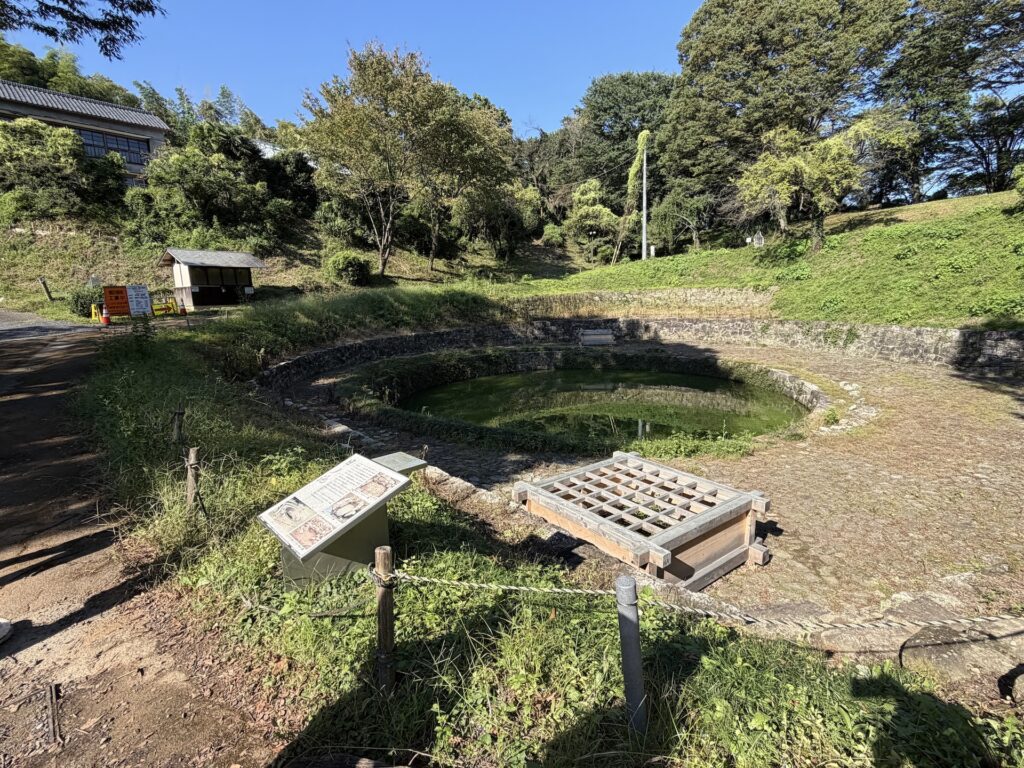 The Sun Pond of Kanayama Castle